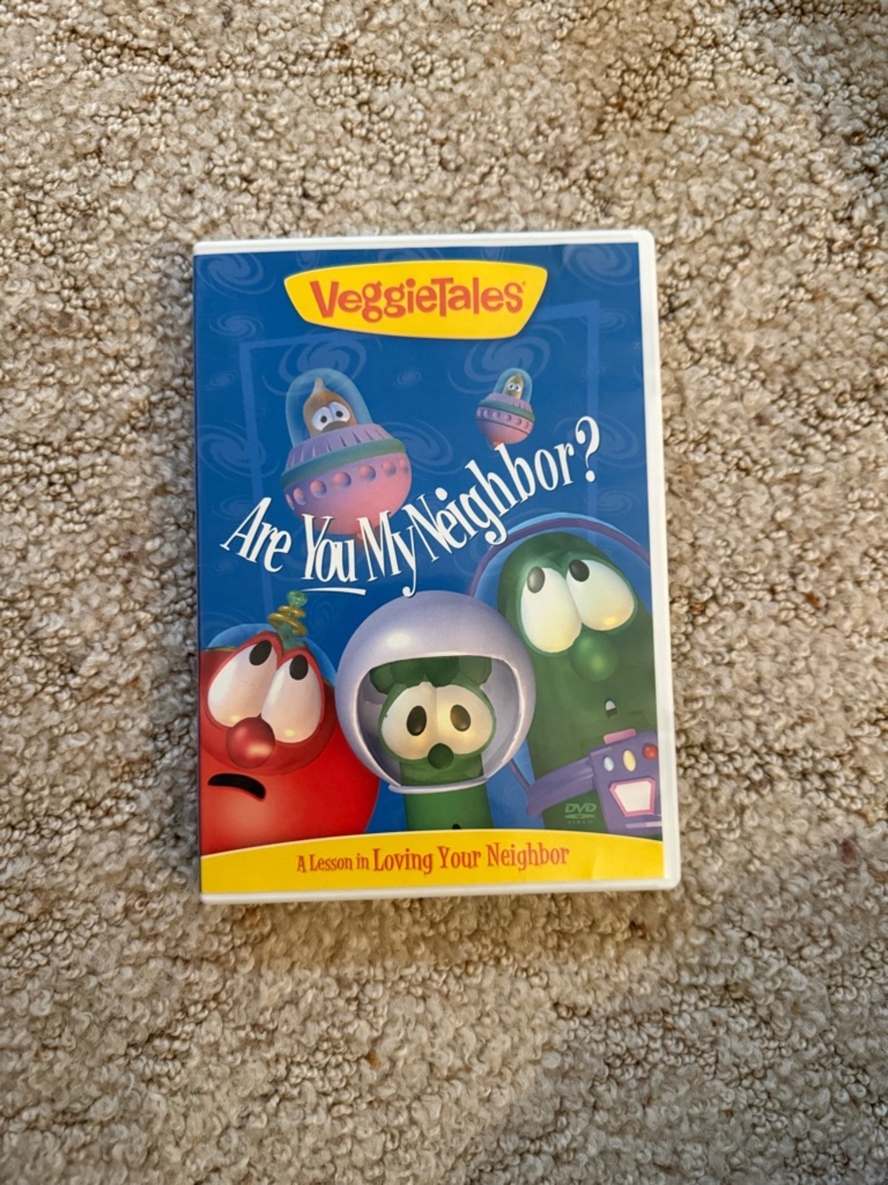 VeggieTales "Are You My Neighbor?" Kids DVD - Blue Cover